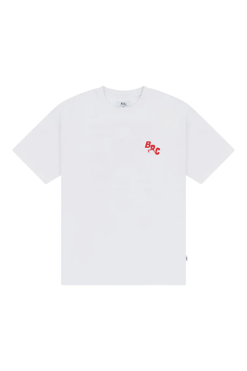 Heavyweight White Tee in Run Club - Image 4