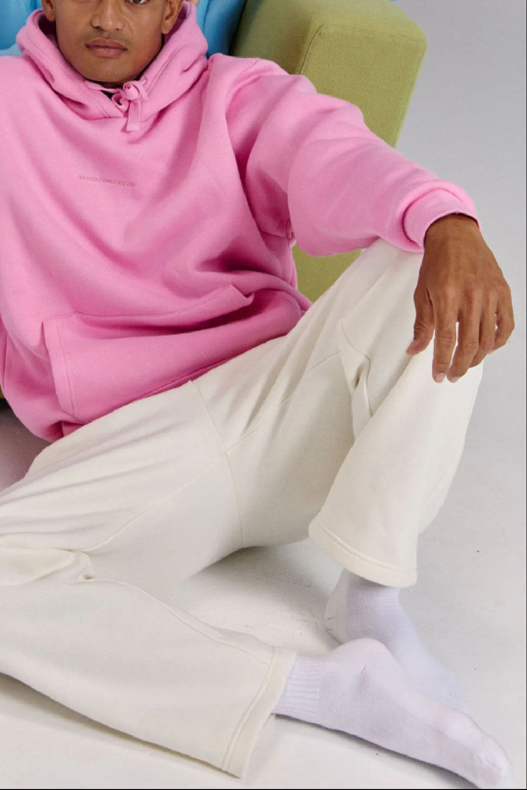 Sweatpant Trackies in Creamed - Image 5