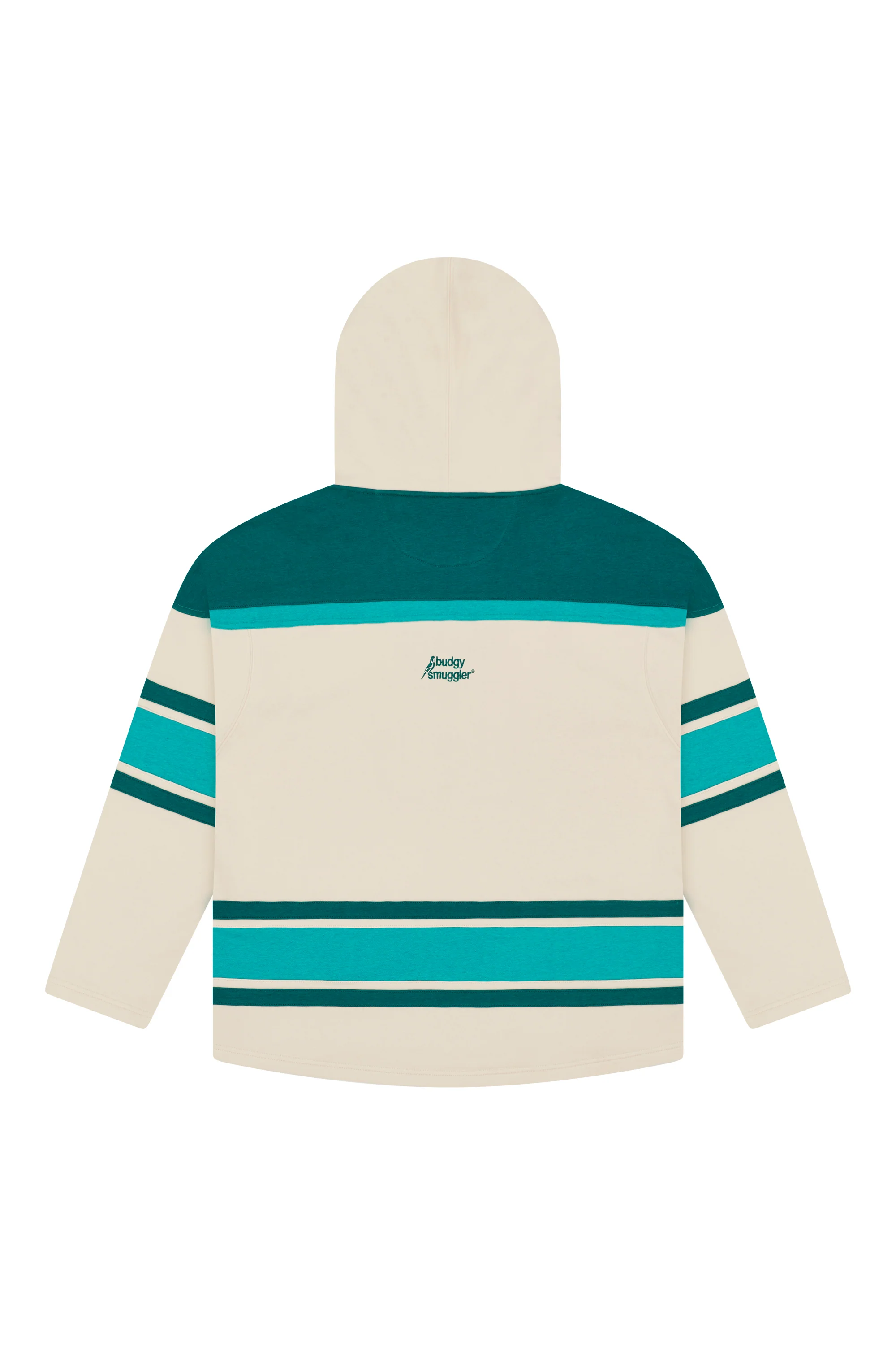 Lacer Hoodie in Green and Cream - Image 6