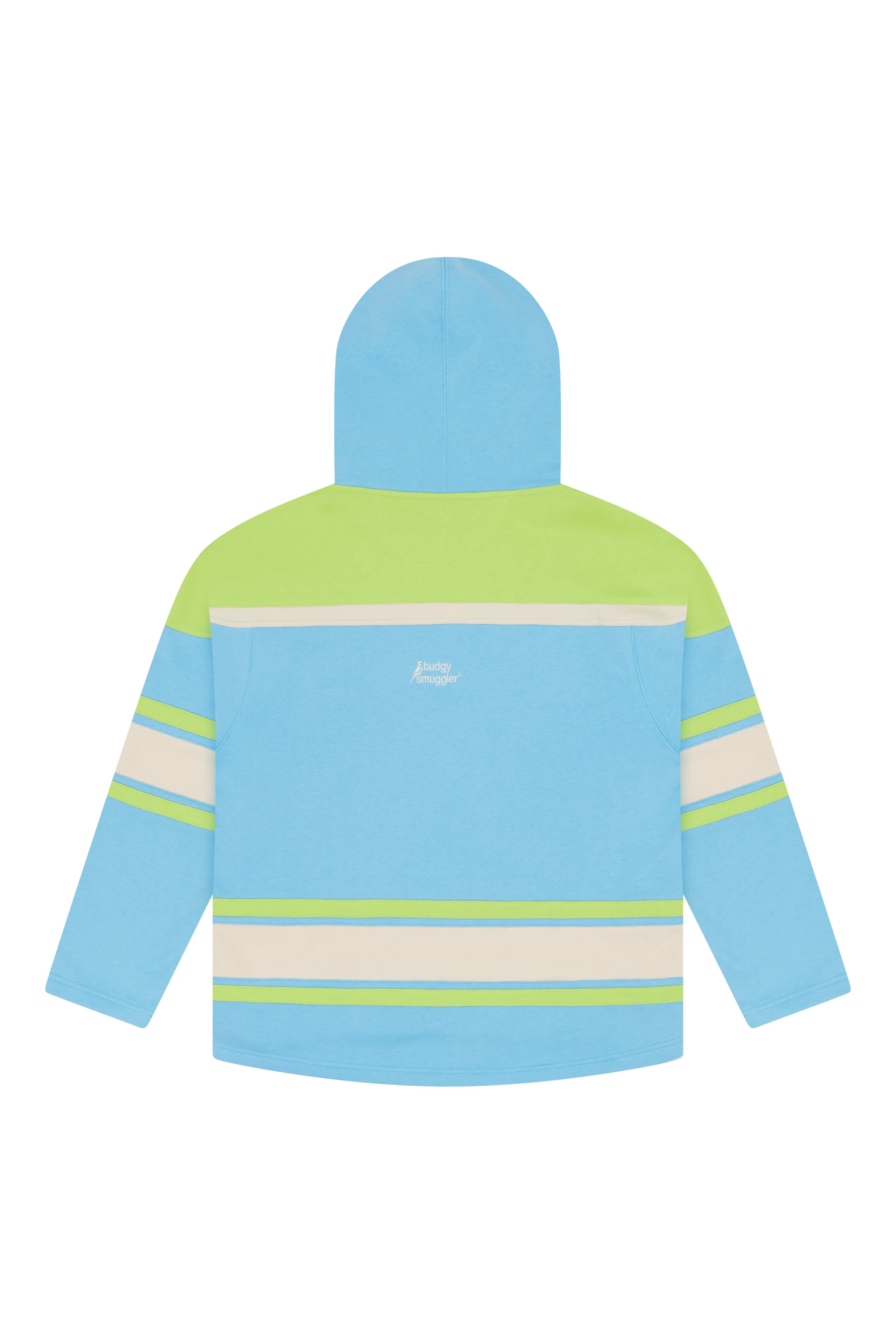 Lacer Hoodie in Light Blue and Green - Image 5