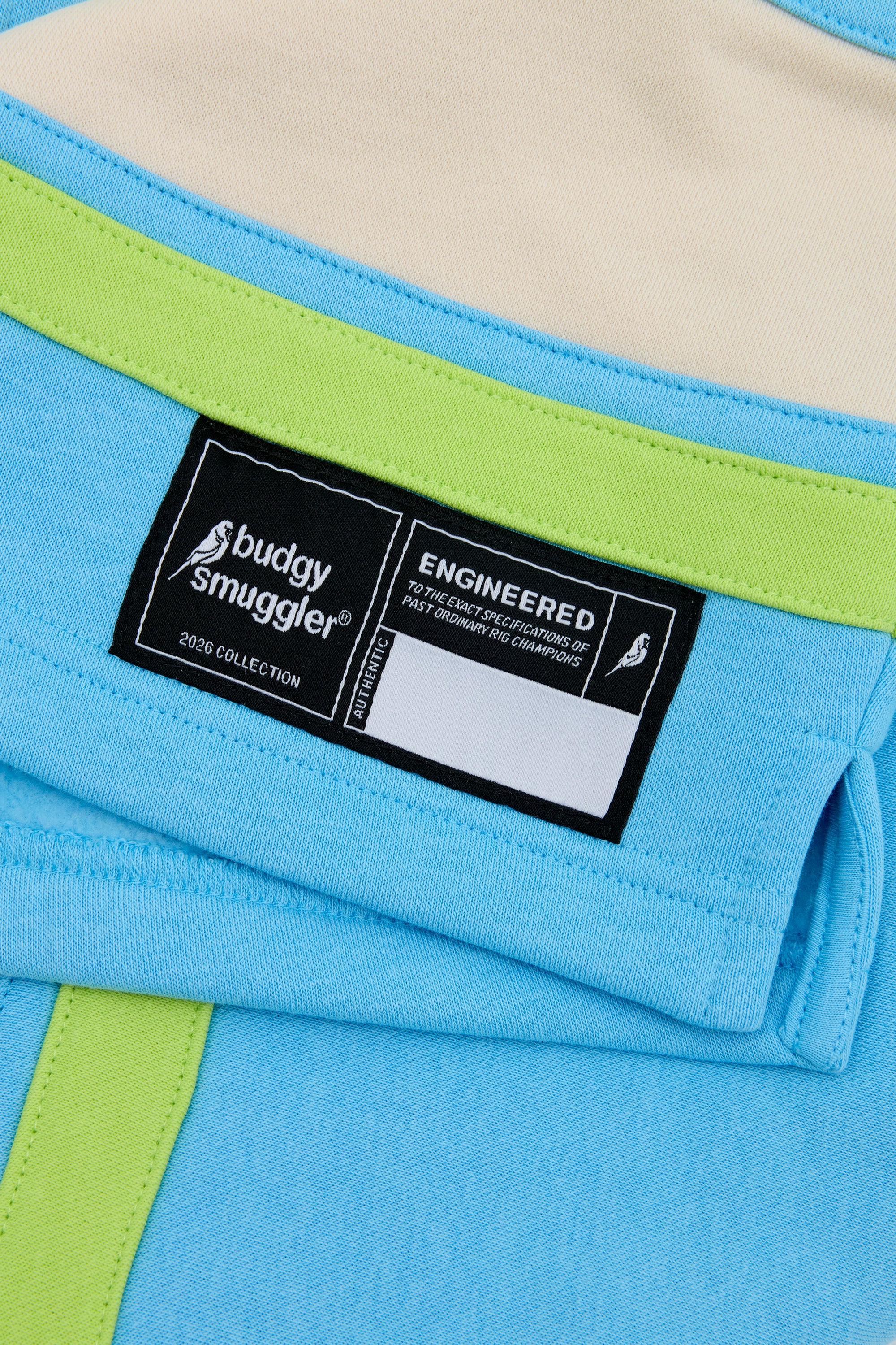 Lacer Hoodie in Light Blue and Green - Image 6