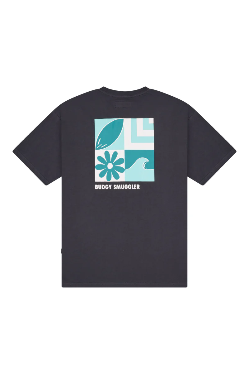 Lightweight Charcoal Tee in Summer