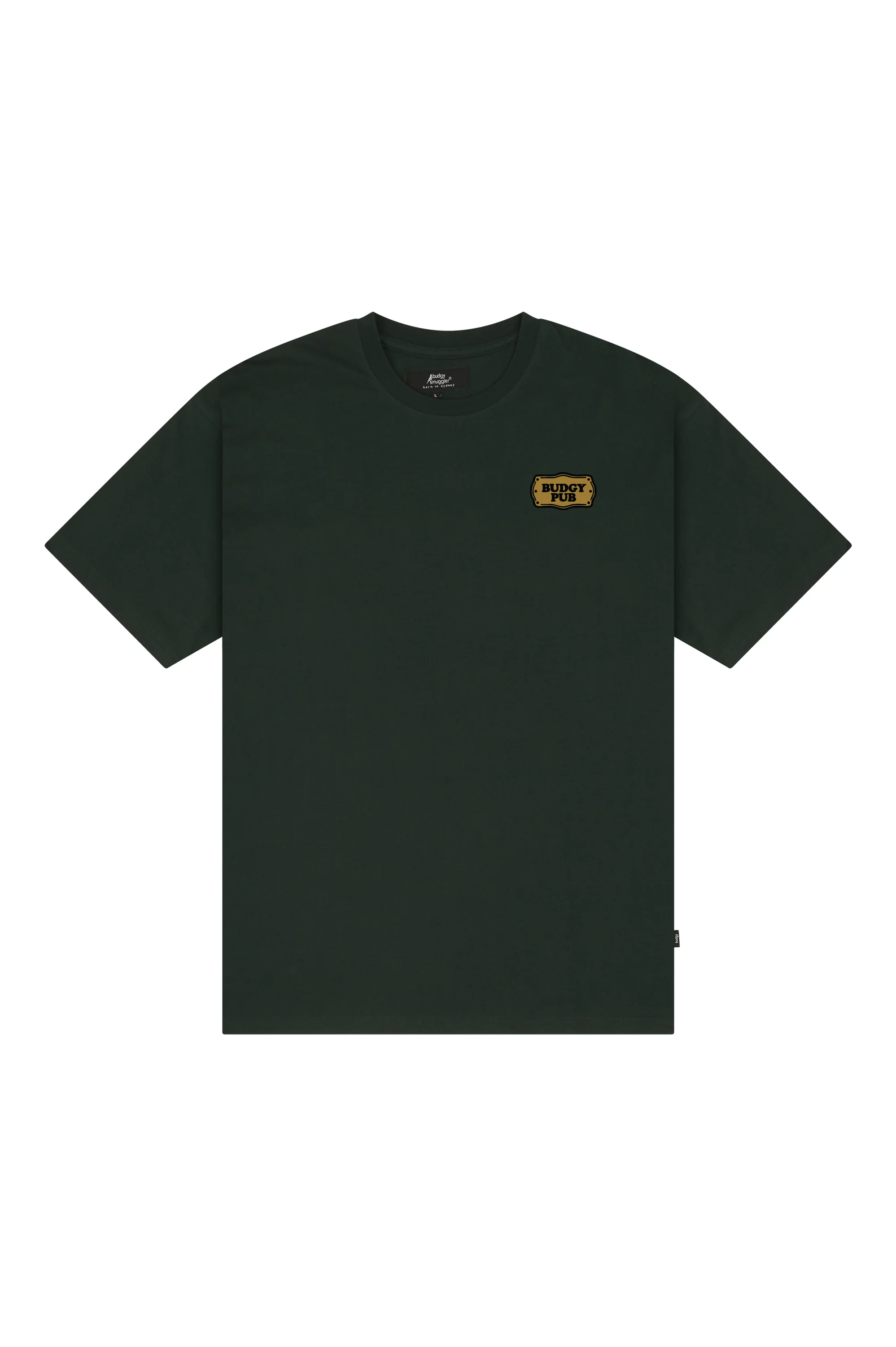 Lightweight Green Tee with Flat out like a Lizard Drinking - Image 2
