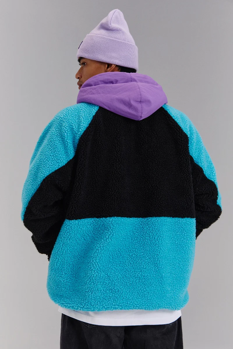 Retro Polar Fleece in Violet Voltage - Image 2