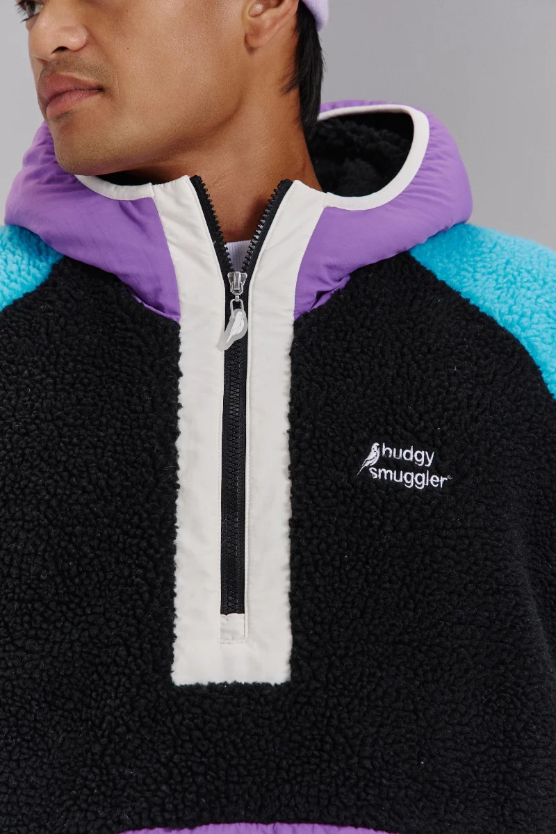 Retro Polar Fleece in Violet Voltage - Image 7