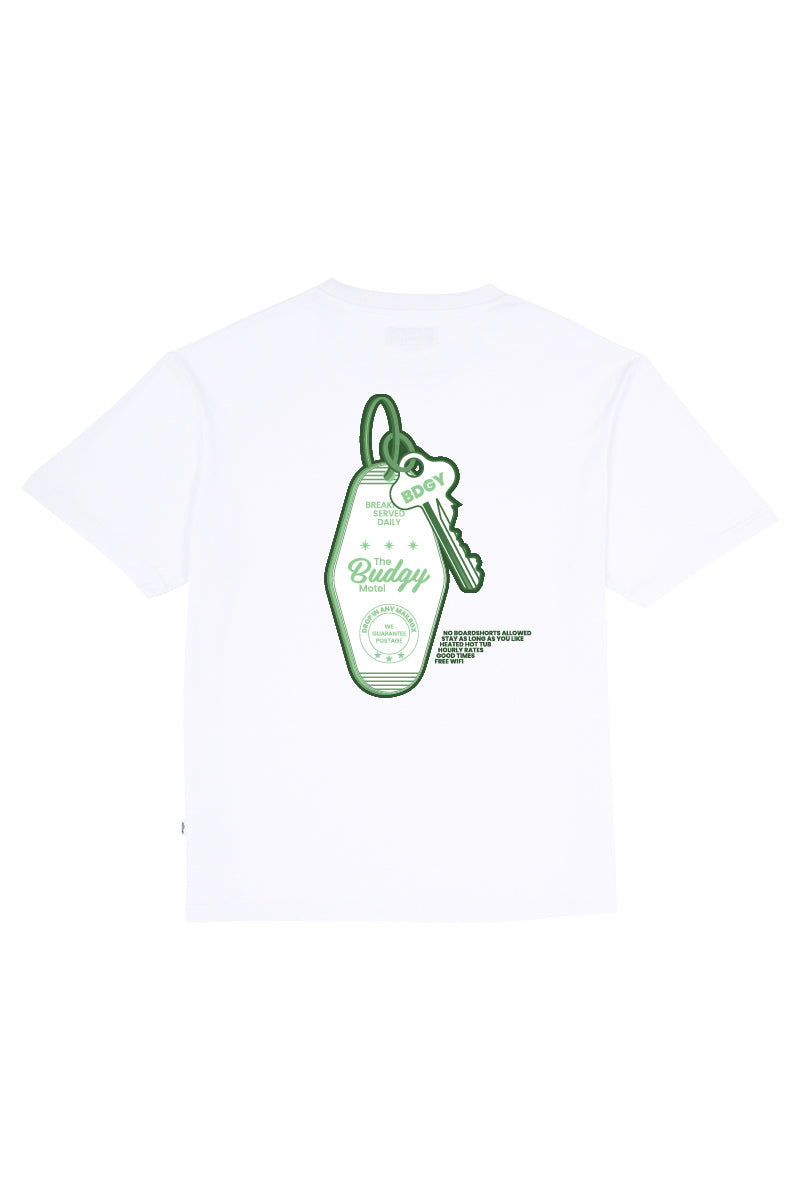 White Tee with Motel Key - Image 4