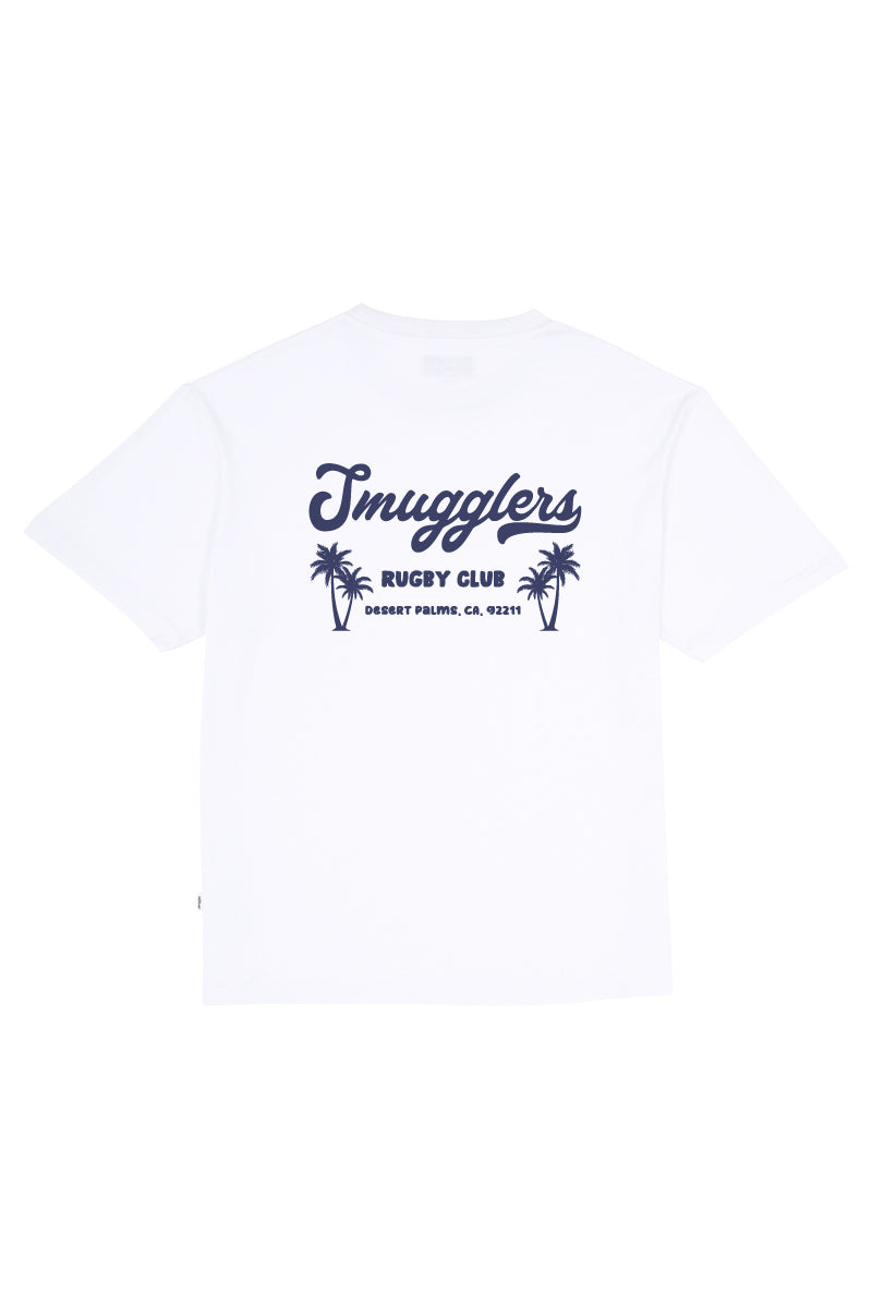 White Tee with Rugby Club - Image 3