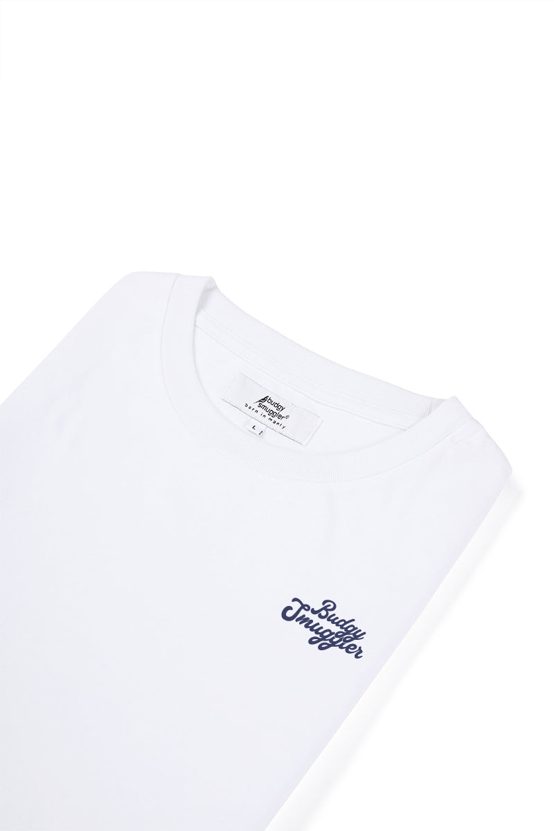 White Tee with Rugby Club - Image 4