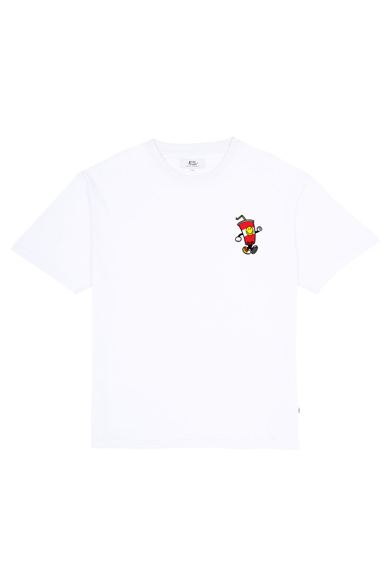 White Tee with Smiley World 1 - Image 5